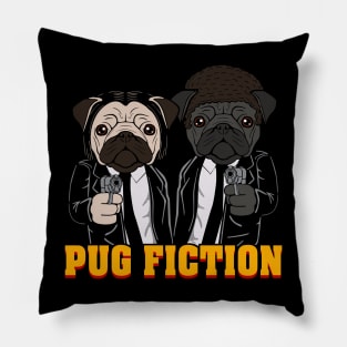 Pug Fiction Pillow