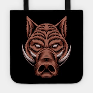 Angry Boar Head Tote