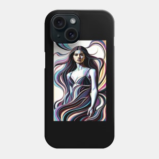Abstract Fashion Style Female Model Art Phone Case
