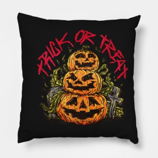 Trick or treat pumpkin Pillow