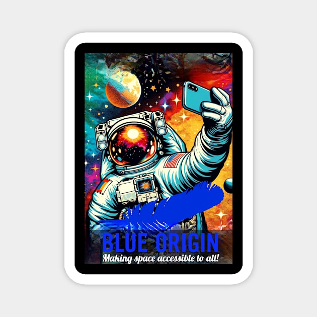 Blue Origin Magnet by PoshFitness