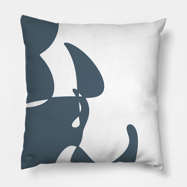 Blue Fluid Pillow by pepques