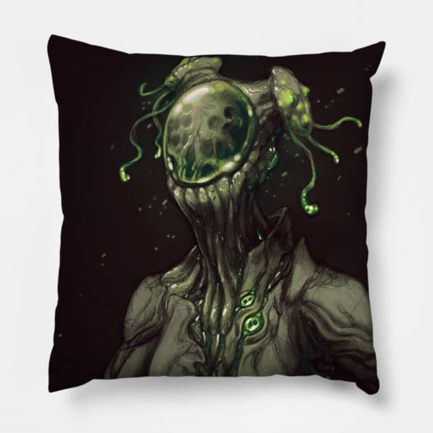 Infested Nova, Warframe Pillow by Cleo Naturin