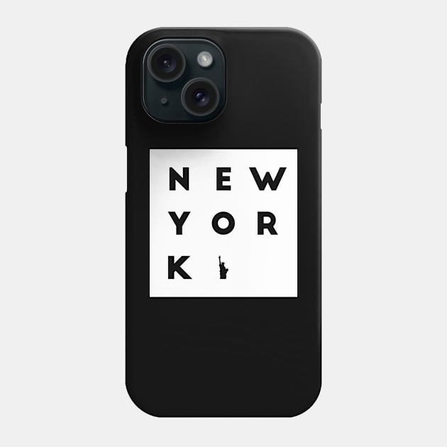 New York | United States of America | American letters Phone Case by Classical