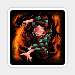 Tanjiro Kamado Demon Slayer Kimetsu No Yaiba Magnet