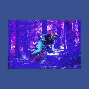 Forest Trail Rider - BMX Racer T-Shirt