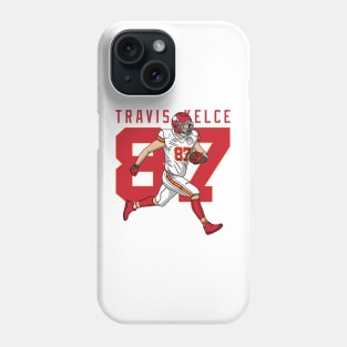 Travis Kelce Comic Style Phone Case