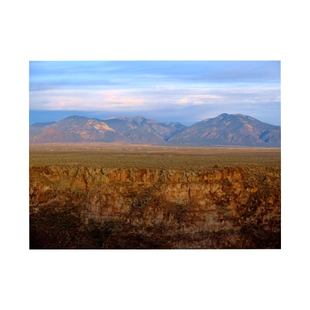 New Mexico Gorge with Mountains by softbluehum