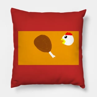 Chicken wing shirt Pillow