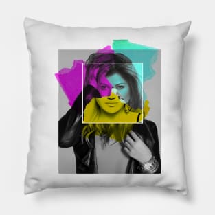 KC Face CMYK Pillow