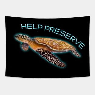 Sea turtle preservation Tapestry