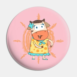 Cora Cow Pin