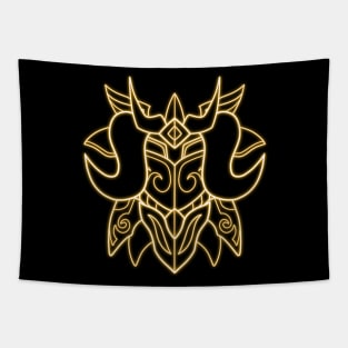 Neon Aries Tapestry