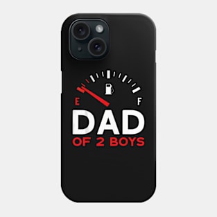 Dad Of 2 Boys Father'S Day Dad Phone Case