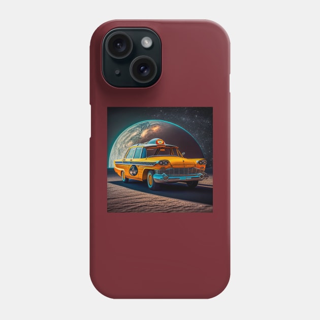 Moon Taxi Phone Case by Bea