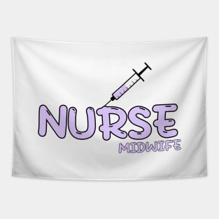 Nurse Midwife Purple Tapestry