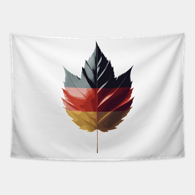 Germany Flag Leaf Tapestry by Graceful Designs