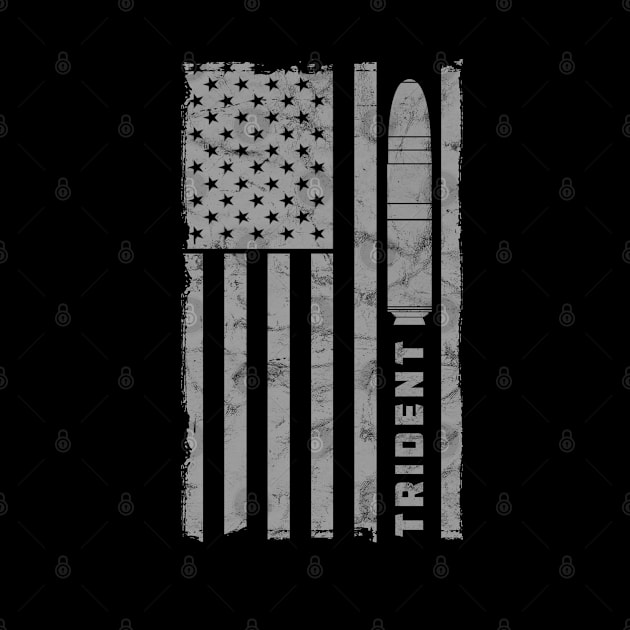 TRIDENT 1 SLBM VINTAGE FLAG by DesignedForFlight