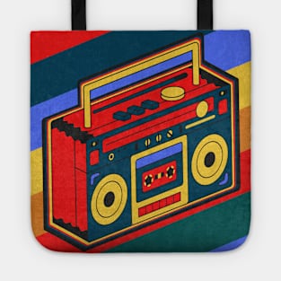 Retro Boombox Tote