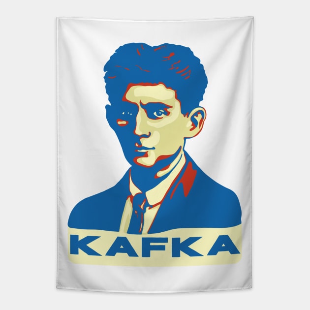 Franz Kafka Tapestry by Slightly Unhinged