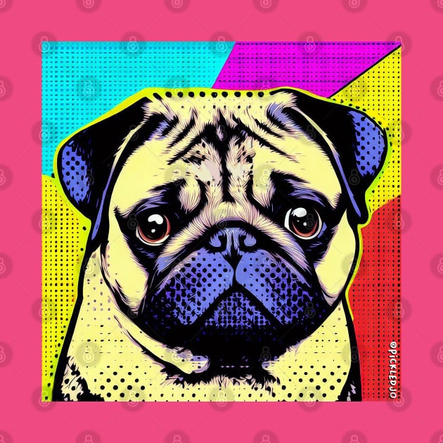 Pug Pop Art by Sketchy