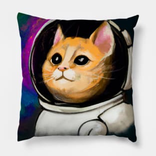 Catronaut in the space Pillow