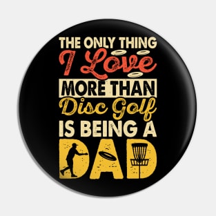 Disc Golf T-Shirt Pin