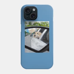 Adorable Dog Art Cruisin' w/Sabo in North Myrtle, South Carolina Phone Case