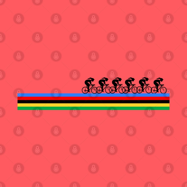 Women's Racing World Champion Bike Stripes by vintagejoa