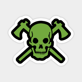 Skull Tomahawk Magnet