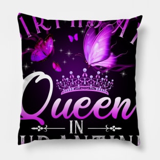 October Birthday Queen In Quarantine 2020 Scorpio Girl Gift Pillow