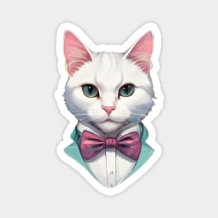 Fancy Cat with Bowtie no.13 Magnet