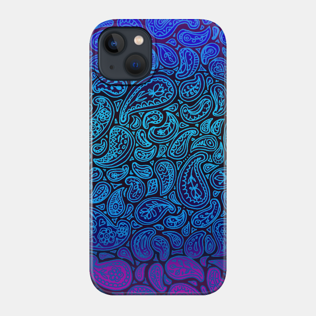 Purple Paisley - Paisley - Phone Case