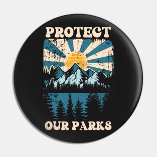 PROTECT OUR PARKS VINTAGE DESIGN Pin