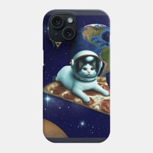 Get me a pizza. Space cat pizza. Catstronaut Phone Case