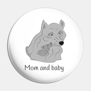 Mom and baby Pin