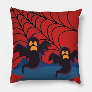 The Flying Ghosts Pillow