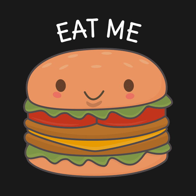 Cute and kawaii burger T-Shirt by happinessinatee