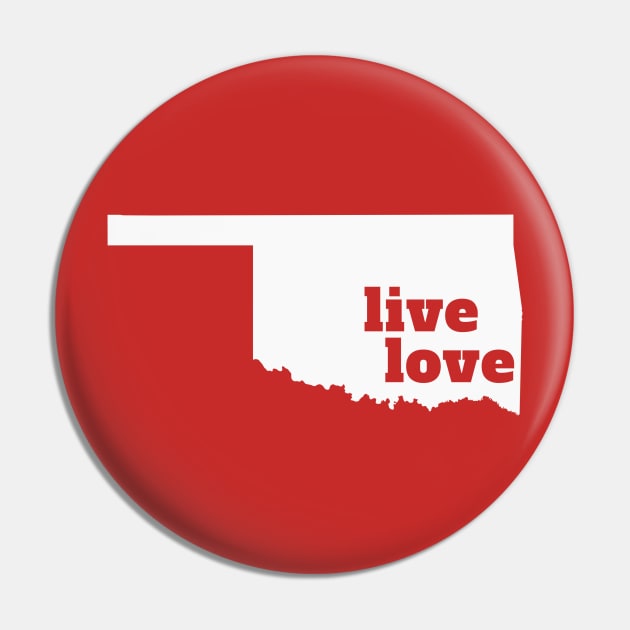Oklahoma - Live Love Oklahoma Pin by Yesteeyear