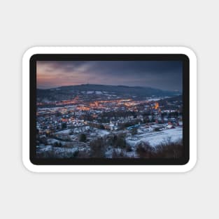 Pontardawe from Elephant Rock, Swansea Valley Magnet