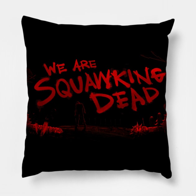 TWDSeason10 ALT-ART Pillow by SQUAWKING DEAD