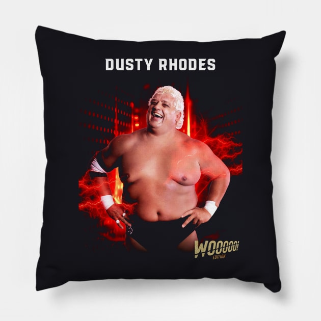 Dusty Rhodes Pillow by Crystal and Diamond