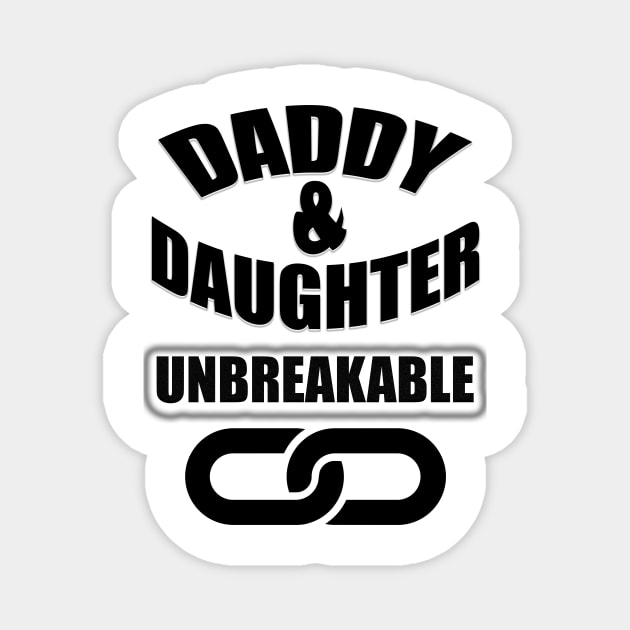 Daddy & Daughter , Unbreakable Magnet by Bazzar Designs