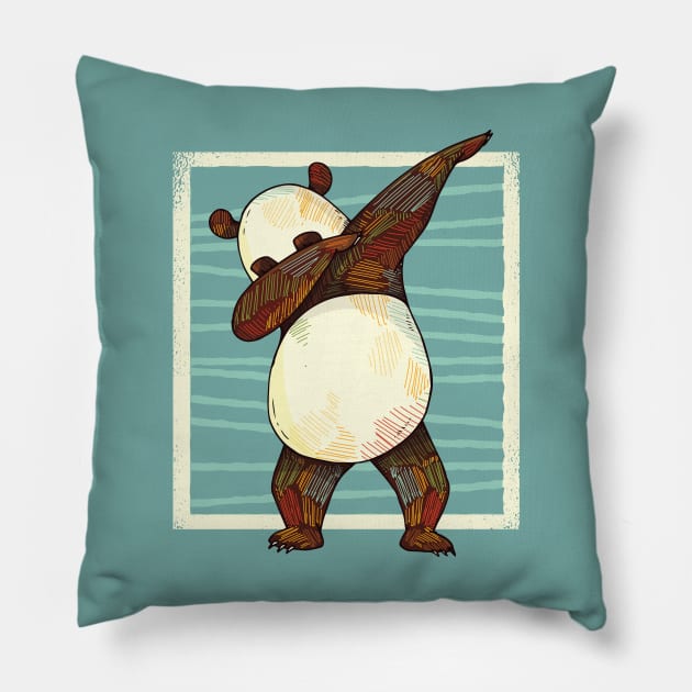 Dabbing Panda Pillow by LR_Collections