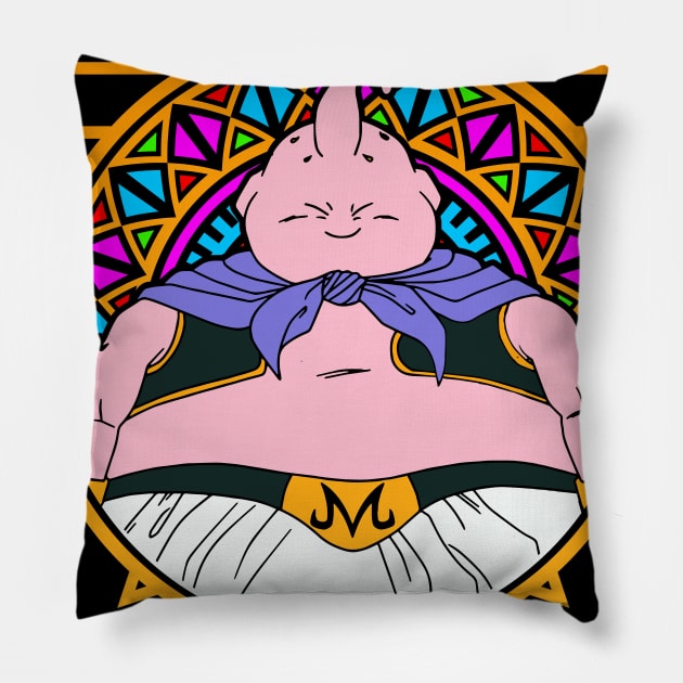 Esoteric Buu Pillow by Meca-artwork