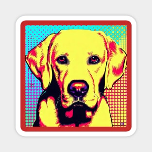 Golden Labrador Pop Art Magnet