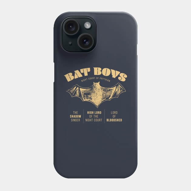 Acotar - Bat Boys - Rhysand, Azriel, Cassian Phone Case by OutfittersAve