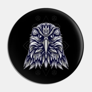 eagle hawk gift Pin