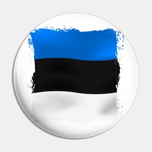 Estonia artwork Pin