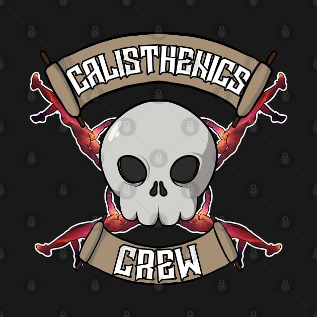 Calisthenics crew Jolly Roger pirate flag by RampArt